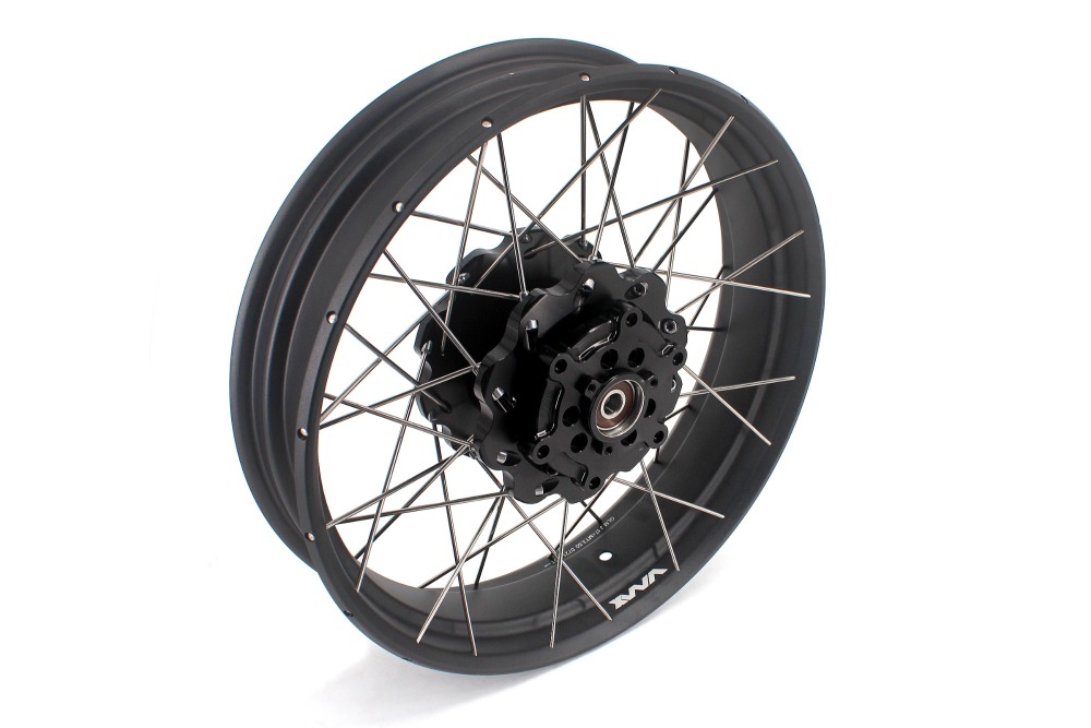 VMX Fit KTM 390 Adventure 2020-2021 Tubeless Wheels 2.5*19"/3.5*17" Rims Black Hub Black Rim