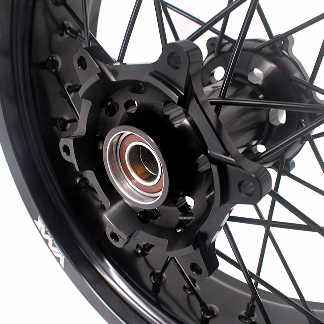 VMX 3.5/5.0 Supermoto Wheels Rims Set Compatible with Stark Varg  All Black