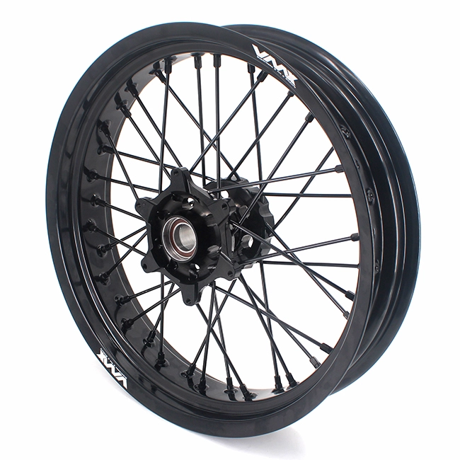 VMX 3.5/5.0 Supermoto Wheels Rims Set Compatible with Stark Varg  All Black