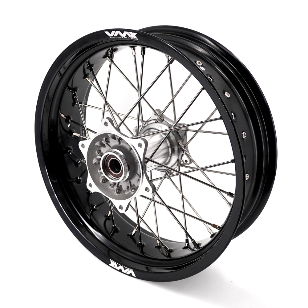 Silver Rim Motard VMX 3.5/5.0 Motorcycle Casting Supermoto Wheels Compatible with Stark ...