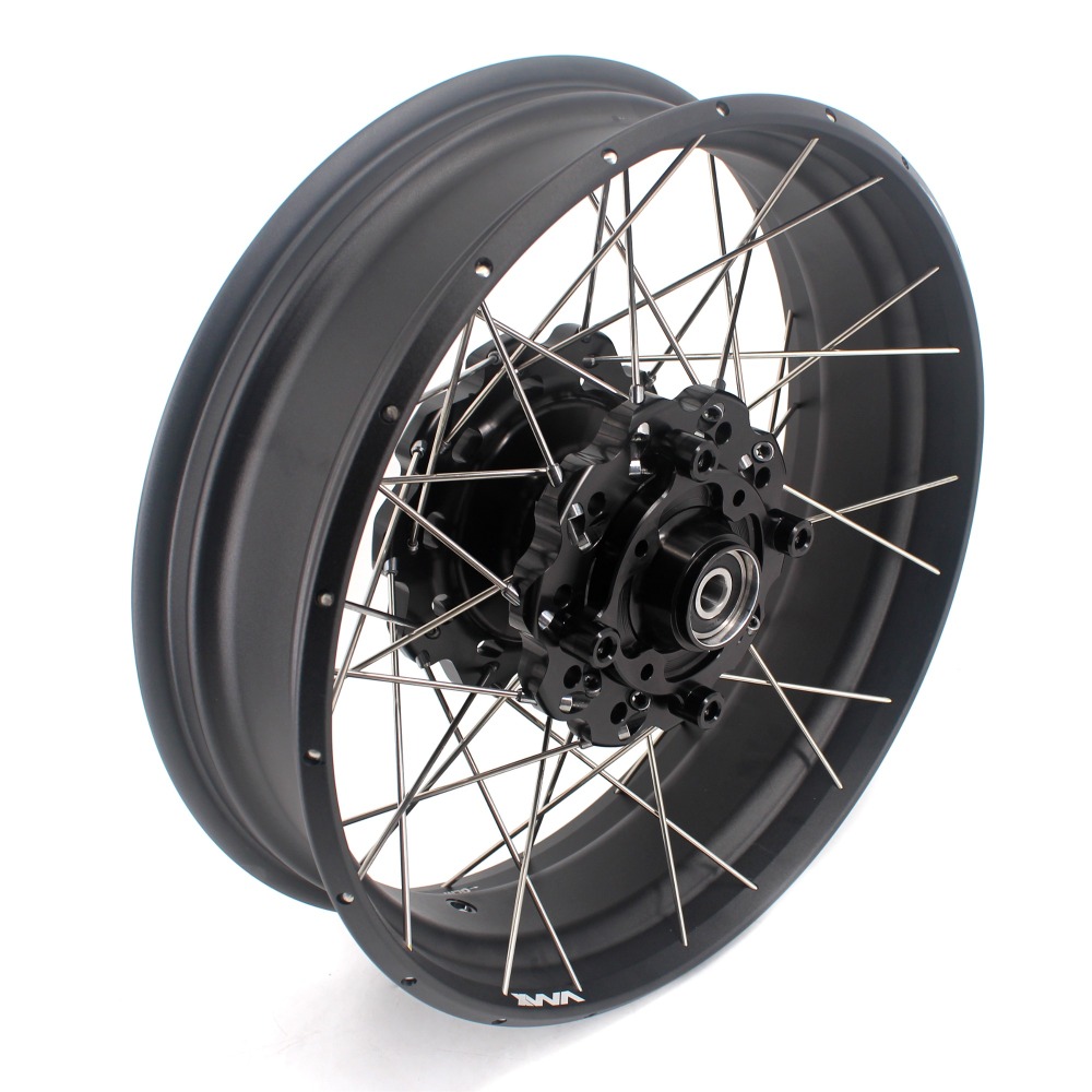 VMX Fit Honda CB500X 2022-2023 Tubeless Wheels 2.5*19"/4.25*17" Black Hub Black Rim