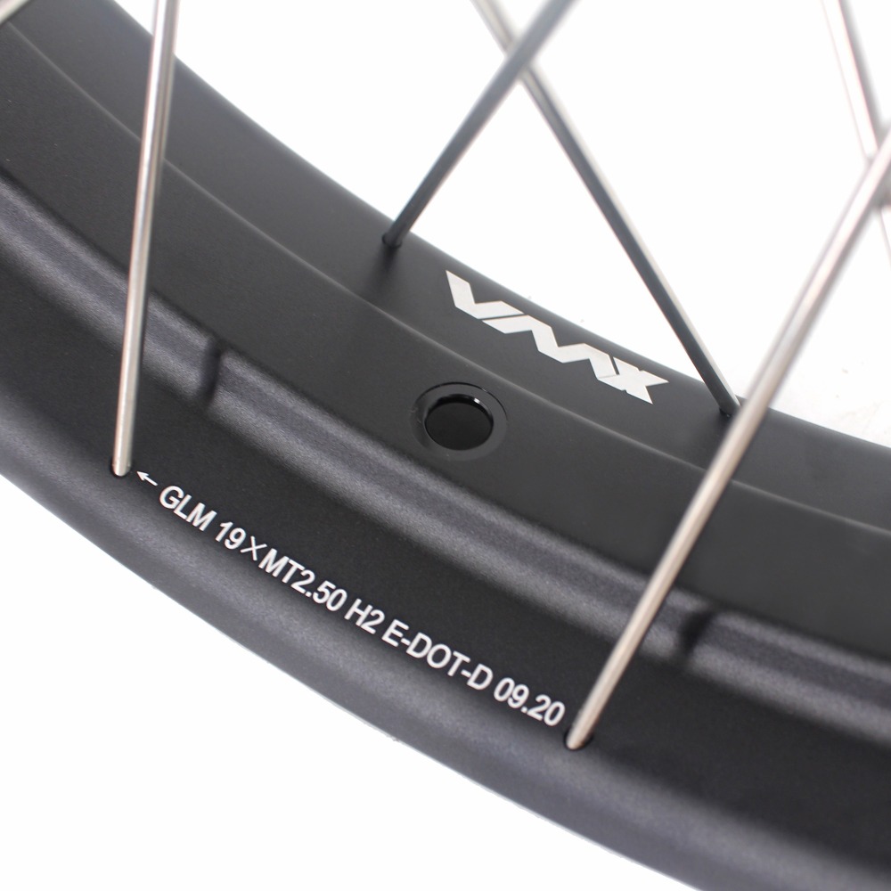 VMX Fit Honda CB500X 2022-2023 Tubeless Wheels 2.5*19"/4.25*17" Black Hub Black Rim