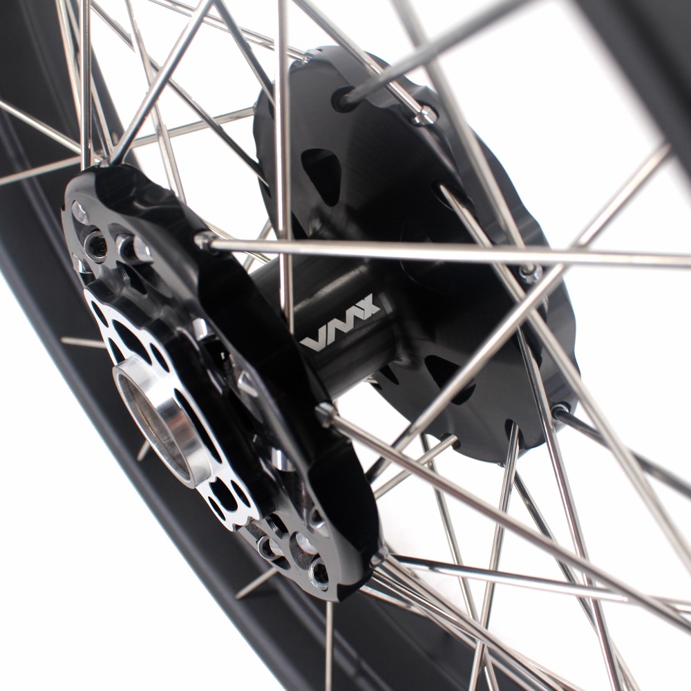 VMX Fit Honda CB500X 2022-2023 Tubeless Wheels 2.5*19"/4.25*17" Black Hub Black Rim