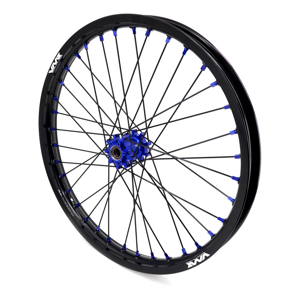 VMX 1.6*21"/1.85*18" Wheels Fit Talaria Sting , Electric Dirt Bike Wheels Rim in Blue Hub/Nipple
