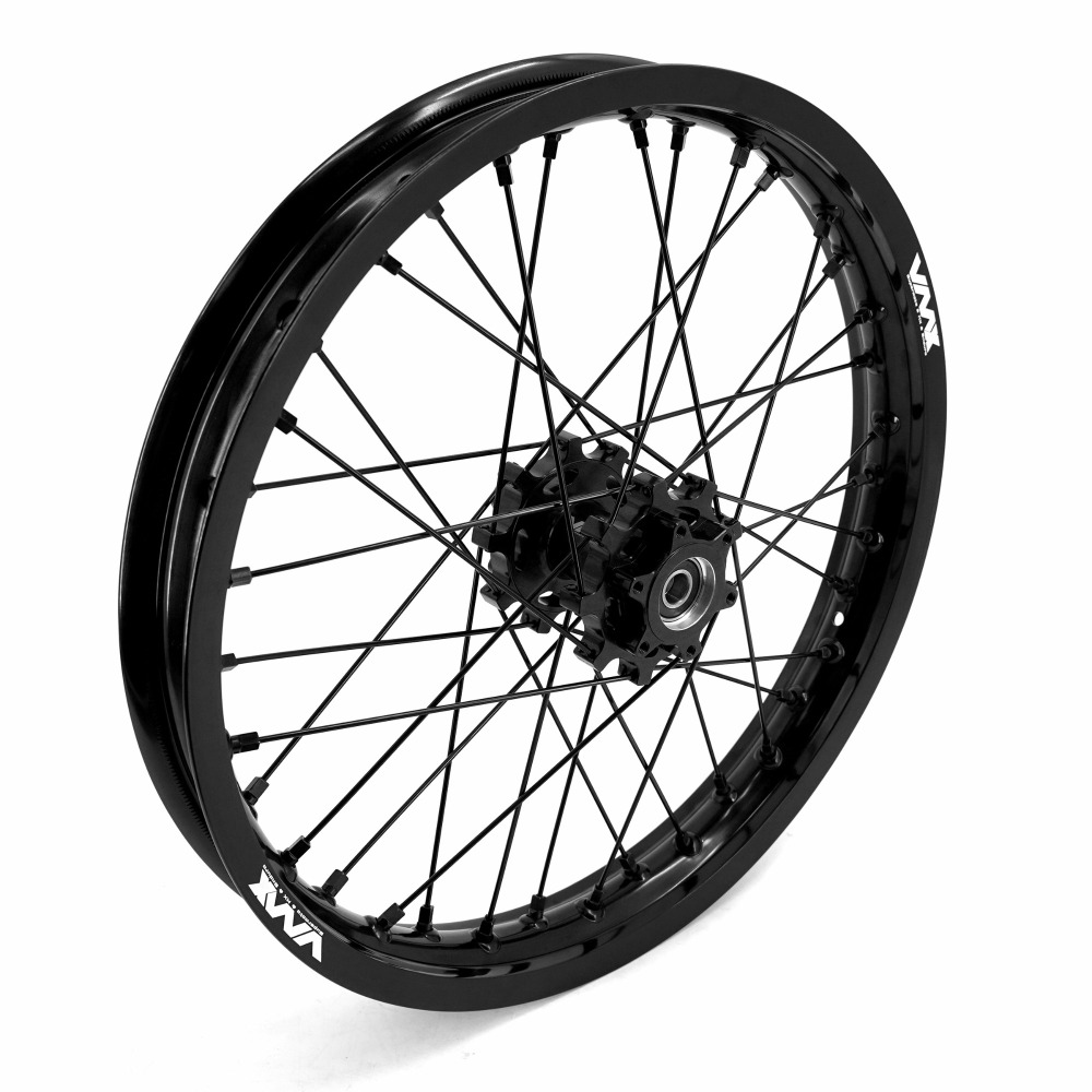 VMX 1.6*21"/1.85*18" Wheels Fit Talaria Sting , Electric Dirt Bike Wheels Rim  in All Black
