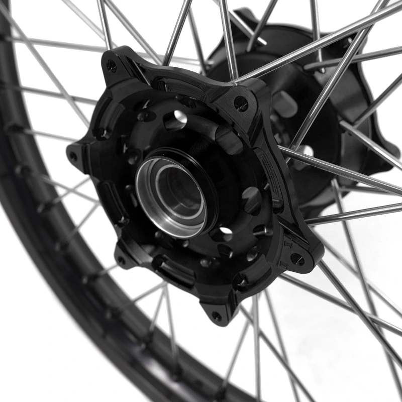 VMX 1.85*21"/2.5*18" fit KTM790 KTM890 , Motorcycle Cush Drive Wheels  Adventure Black