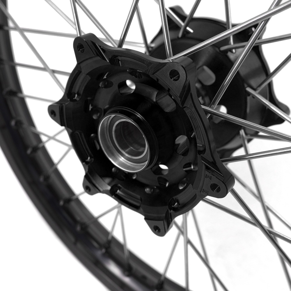 VMX 1.85*21"/2.5*18" fit KTM790 KTM890 , Motorcycle Cush Drive Wheels  Adventure Black