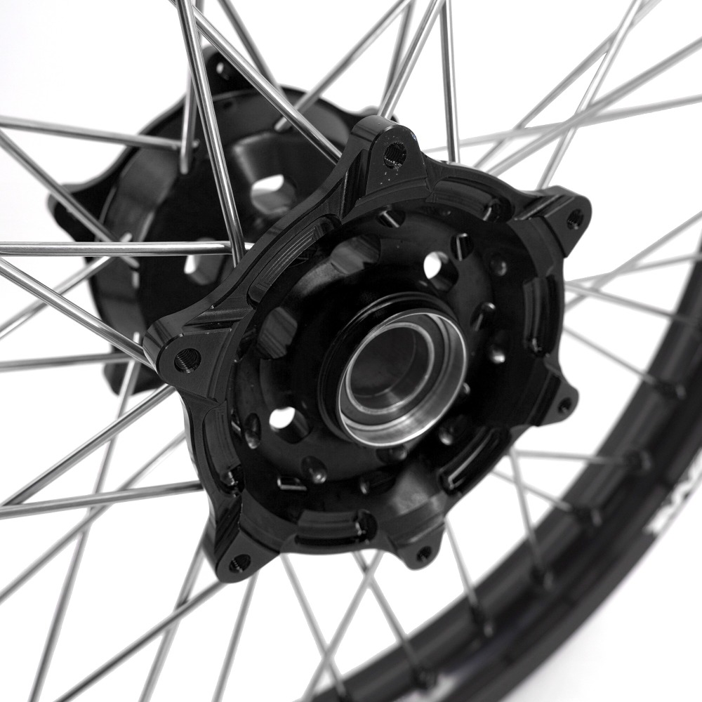 VMX 1.85*21"/2.5*18" fit KTM790 KTM890 , Motorcycle Cush Drive Wheels  Adventure Black