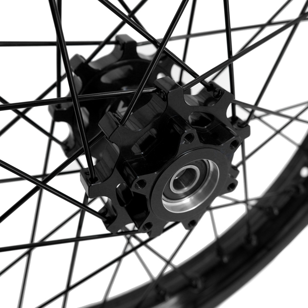 VMX 1.6*21"/1.85*18" Wheels Fit Talaria Sting , Electric Dirt Bike Wheels Rim  in All Black