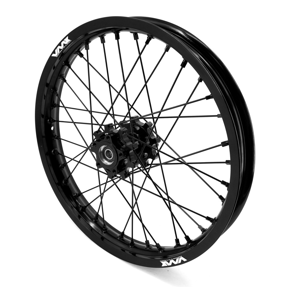 VMX 1.6*21"/1.85*18" Wheels Fit Talaria Sting , Electric Dirt Bike Wheels Rim  in All Black