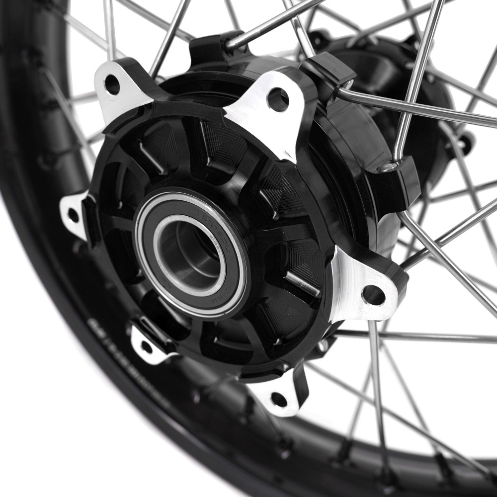 VMX 1.85*21"/2.5*18" fit KTM790 KTM890 , Motorcycle Cush Drive Wheels  Adventure Black