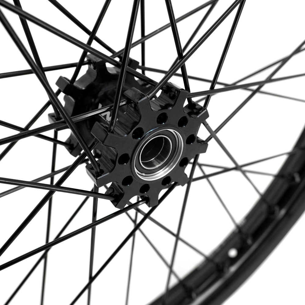 VMX 1.6*21"/1.85*18" Wheels Fit Talaria Sting , Electric Dirt Bike Wheels Rim  in All Black