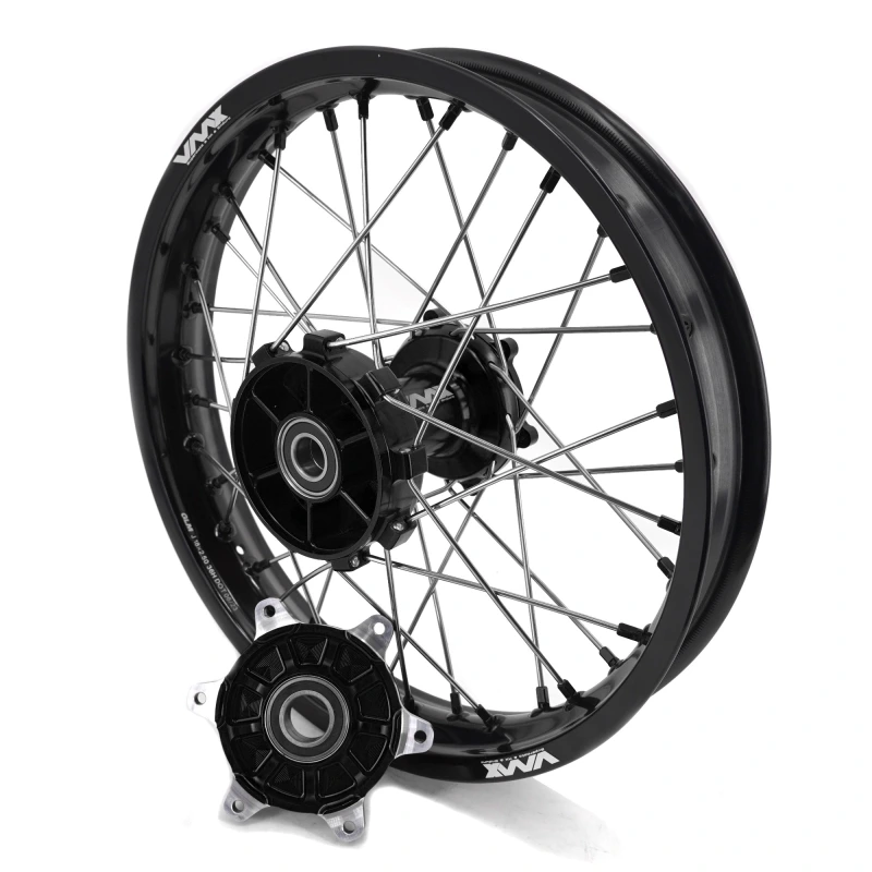 VMX 1.85*21"/2.5*18" fit KTM790 KTM890 , Motorcycle Cush Drive Wheels  Adventure Black