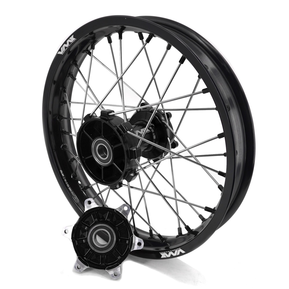 VMX 1.85*21"/2.5*18" fit KTM790 KTM890 , Motorcycle Cush Drive Wheels  Adventure Black