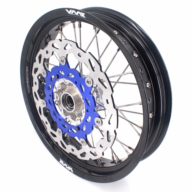 VMX 3.5/5.0 Motorcycle Casting Wheels Compatible with HUSQVARNA TE TC FE FC 2014-2024 Silver Hub