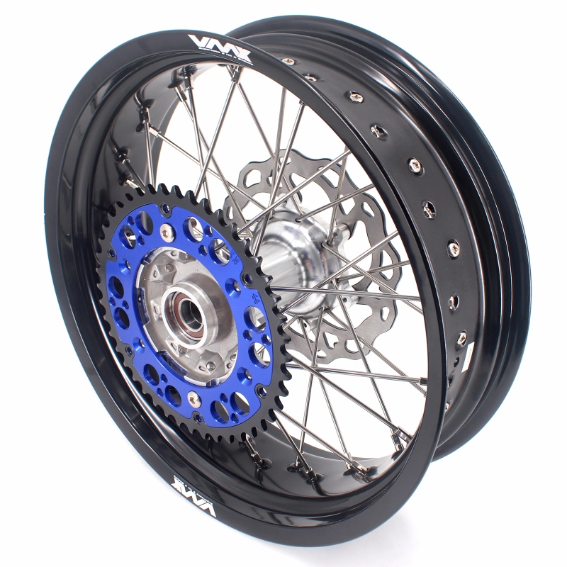 VMX 3.5/5.0 Motorcycle Casting Wheels Compatible with HUSQVARNA TE TC FE FC 2014-2024 Silver Hub