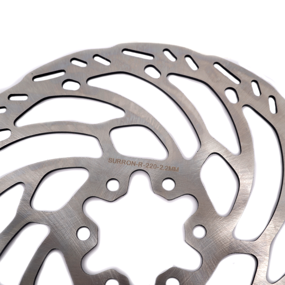 VMX 220mm Rear Brake Rotor Fit Surron Light Bee X , Back Disc Bracket Steel Kit