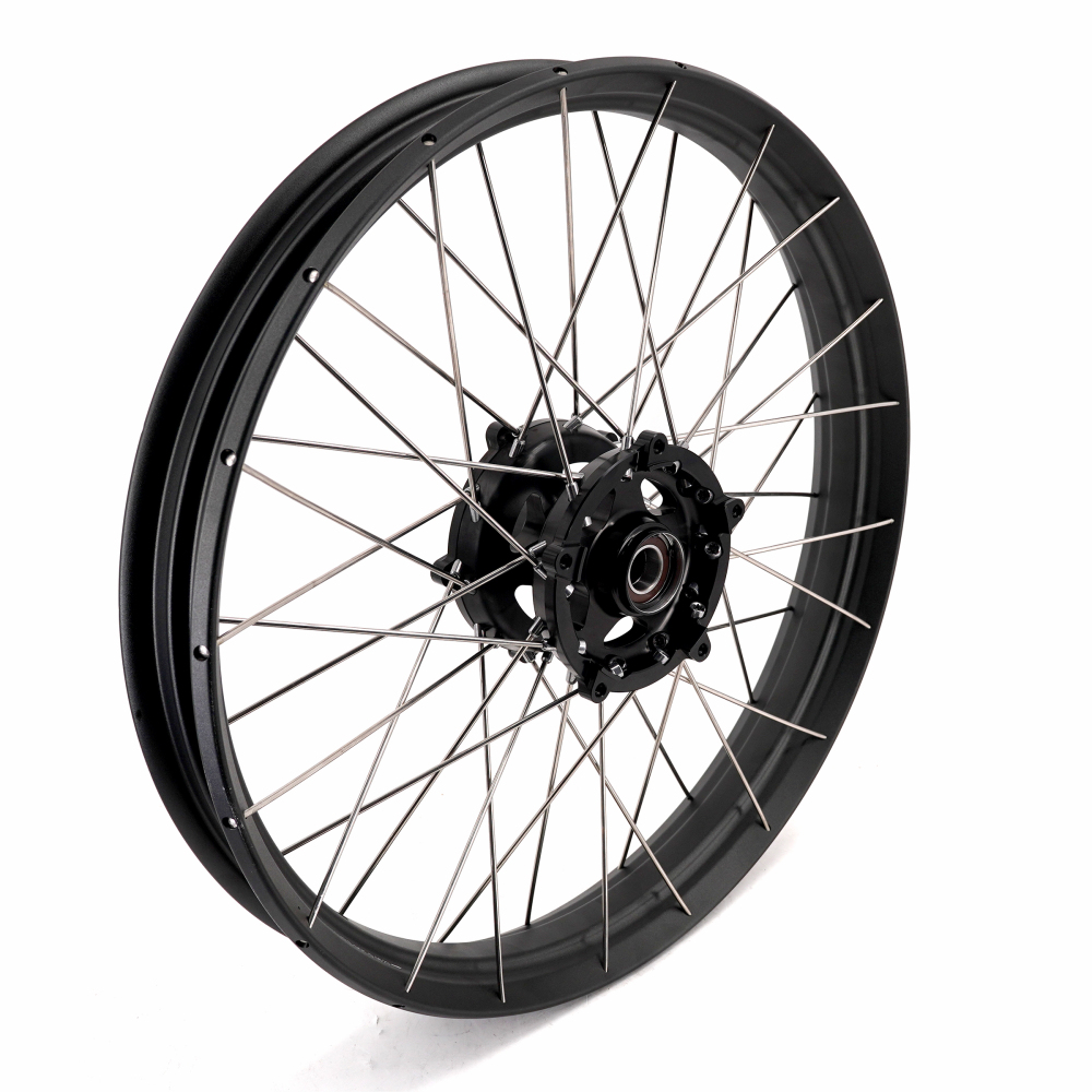 VMX Fit YAMAHA Tenere 700 , Tubeless Wheels 2.15*21"/4.25*18" Black Hub/Rim