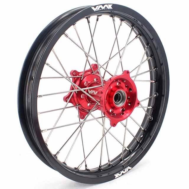 VMX 21/19 MX CNC Wheel Set Fit HONDA CRF250R 2014-2024 CRF450R 2013-2024 Red
