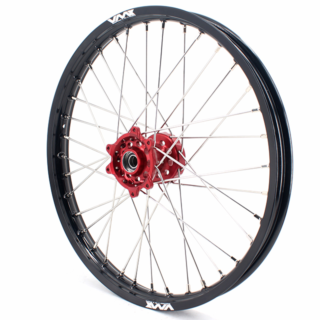 VMX 21/19 MX CNC Wheel Set Fit HONDA CRF250R 2014-2024 CRF450R 2013-2024 Red