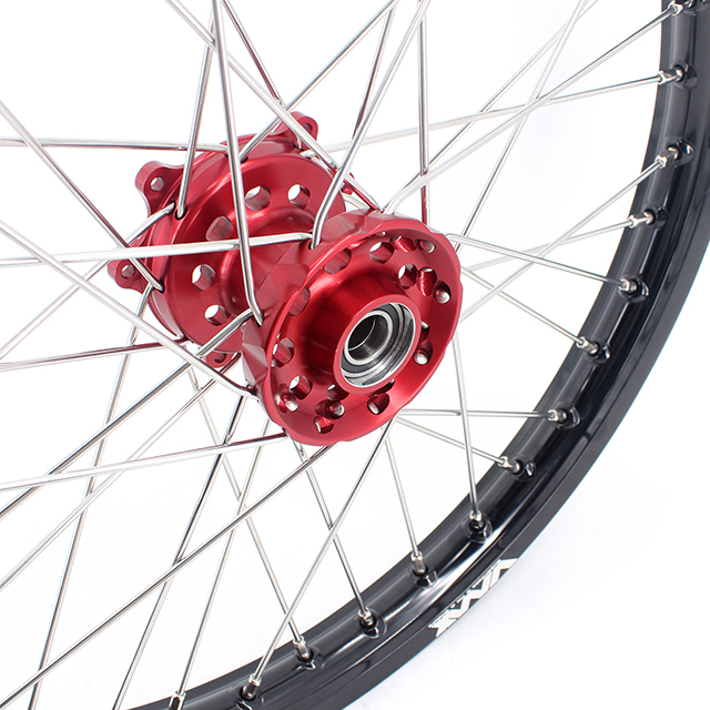 VMX 21/19 MX CNC Wheel Set Fit HONDA CRF250R 2014-2024 CRF450R 2013-2024 Red