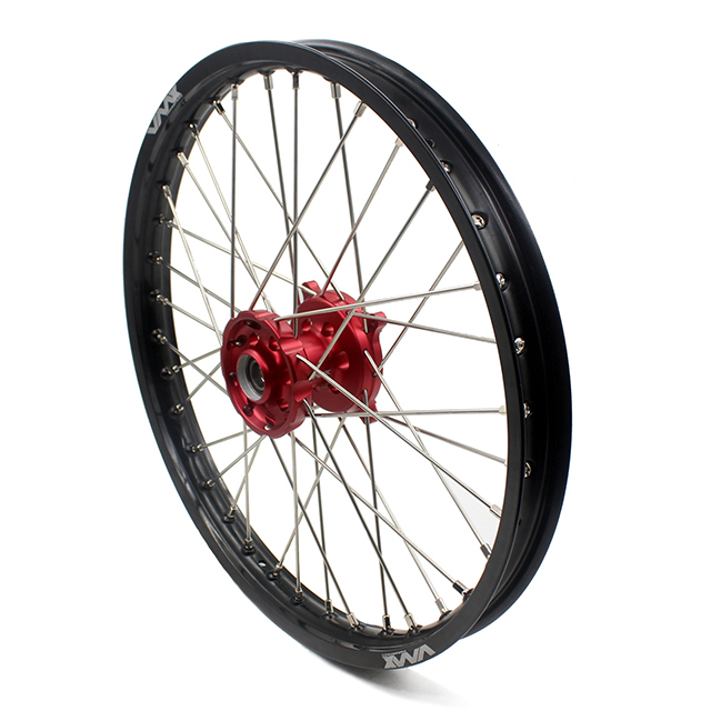 VMX 21/19 MX Wheels Rim Fit SUZUKI RMZ250 RMZ450 Red Hub