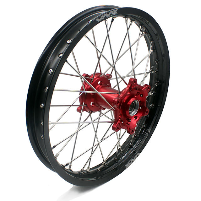 VMX 21/19 MX Wheels Rim Fit SUZUKI RMZ250 RMZ450 Red Hub