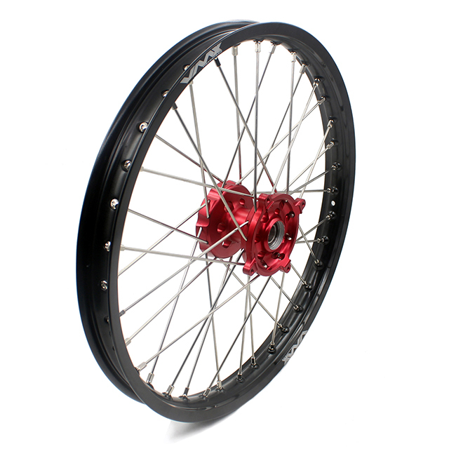 VMX 21/19 MX Wheels Rim Fit SUZUKI RMZ250 RMZ450 Red Hub
