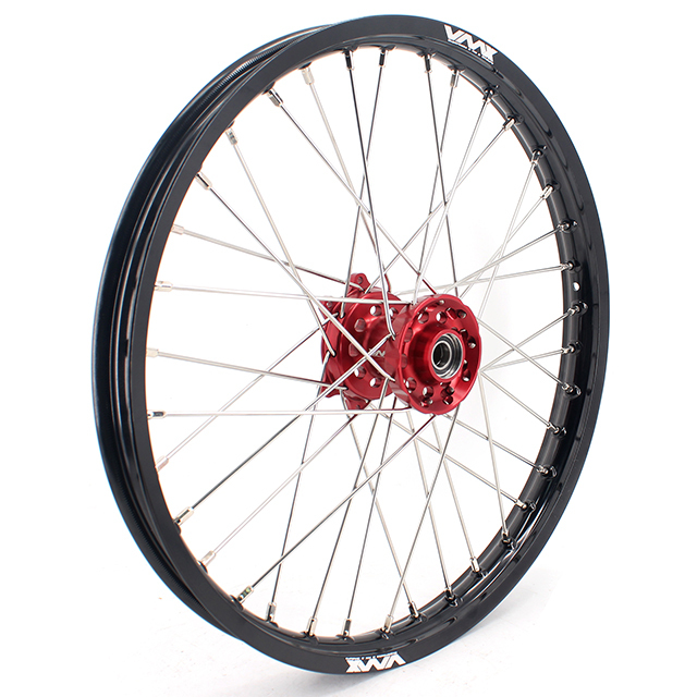 VMX 21/19 MX CNC Wheel Set Fit HONDA CRF250R 2014-2024 CRF450R 2013-2024 Red