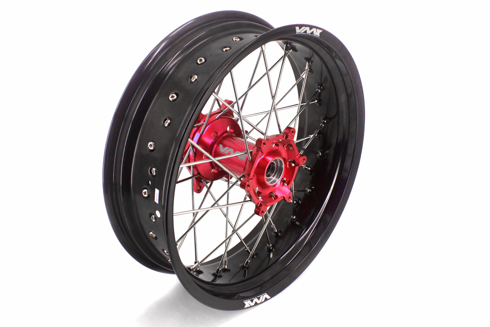 VMX 3.5/5.0 Motorcycle Supermoto Wheel Fit YAMAHA YZ125/250 YZ250F/450F 2001-2025 Red Hub
