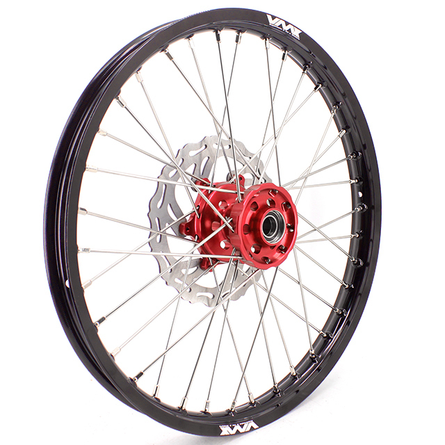 VMX 21/18 Enduro Wheel Set Fit YAMAHA YZ250F/450F YZ125/250 2024 Red Hub With Disc