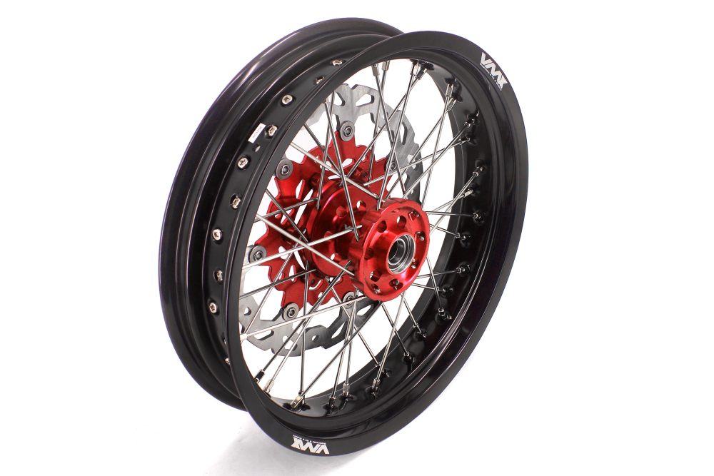 VMX 3.5/5.0 Motorcycle Supermoto Wheel Rim Fit YAMAHA YZ250F/450F 2001-2023 YZ125/250 Red Hub disc