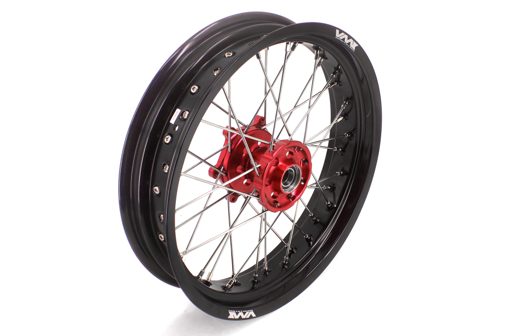 VMX 3.5/5.0 Motorcycle Supermoto Wheel Fit YAMAHA YZ125/250 YZ250F/450F 2001-2025 Red Hub