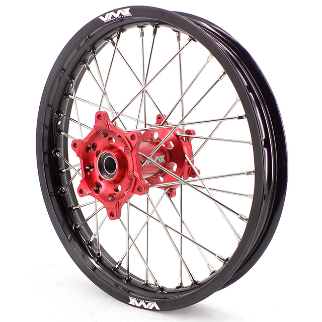 VMX 21/18 Enduro Motorcycle Wheel Rim Fit YAMAHA YZ250F YZ450F 2024 Red Hub