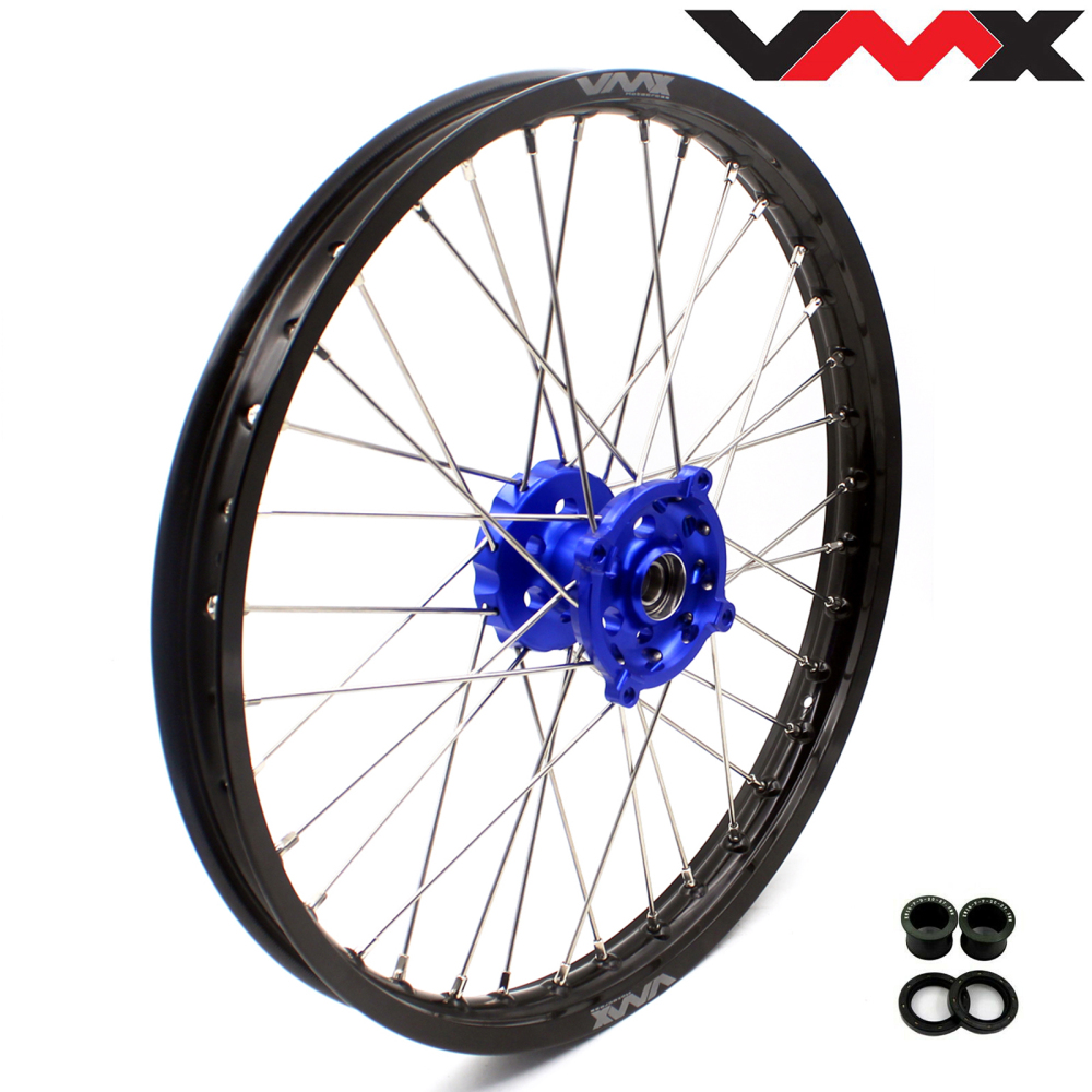 VMX 1.6*21" Front Dirt Bike Wheel fit Kawasaki KX250F KX450F 2006-2018 CNC Blue Hub