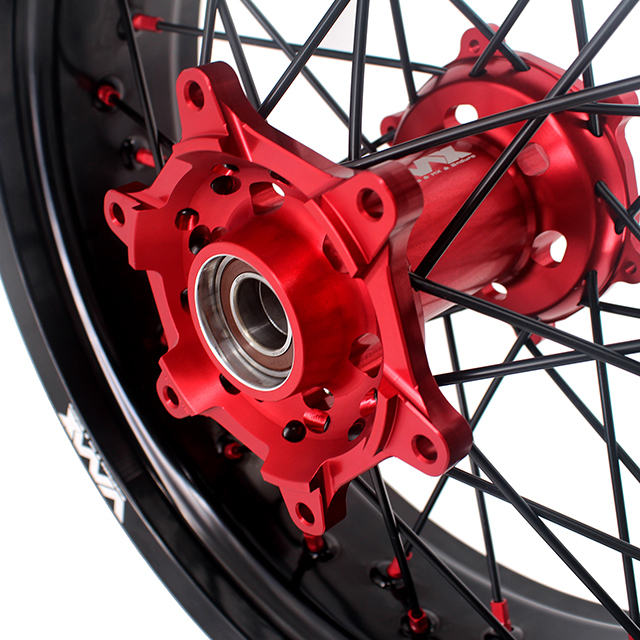 VMX 3.5/5.0 Dirt Bike Supermoto Wheels Compatible with Stark Varg Red Hub/Nipple