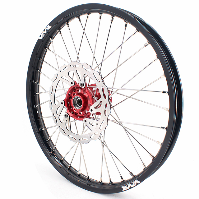 VMX 21/18 Enduro Racing Wheels Rims Set Fit HONDA CRF250R 2004-2013 CRF450R 2002-2012 With Disc