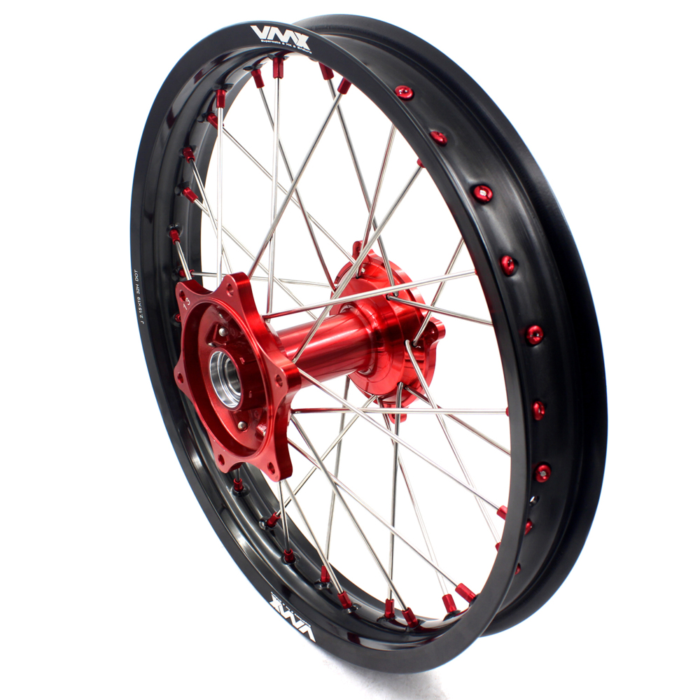 21/19 Cast Wheels fit CRF250R 04-13 CRF450R 02-12 -- VMX Off-Road Dirt Bike Wheels for HONDA