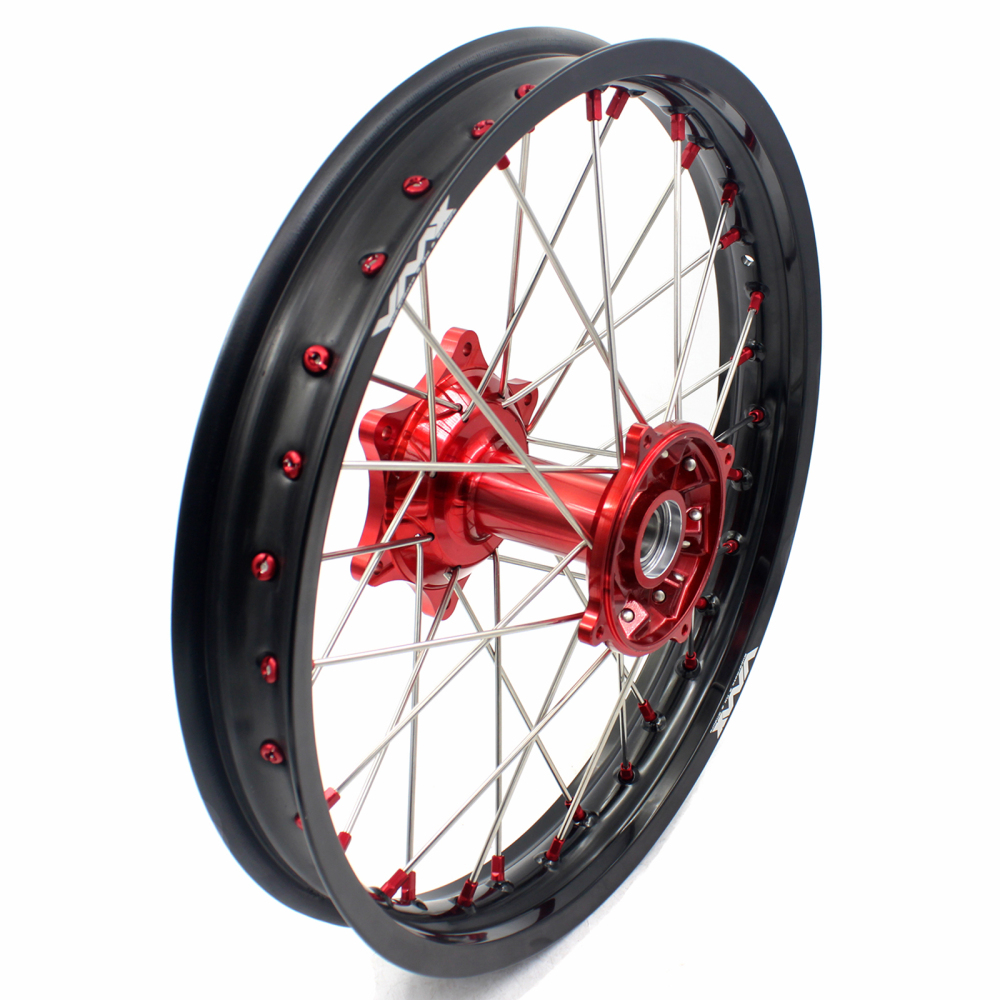21/19 Cast Wheels fit CRF250R 04-13 CRF450R 02-12 -- VMX Off-Road Dirt Bike Wheels for HONDA