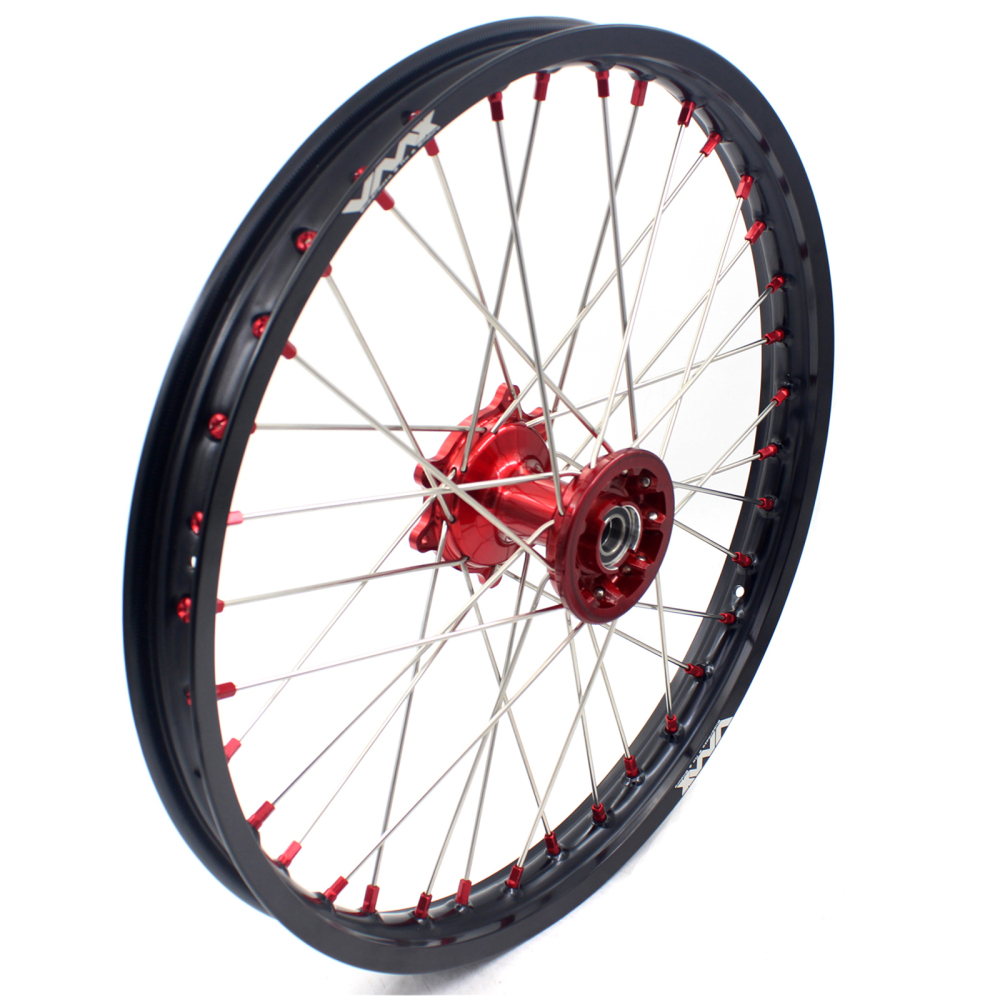 21/19 Cast Wheels fit CRF250R 04-13 CRF450R 02-12 -- VMX Off-Road Dirt Bike Wheels for HONDA