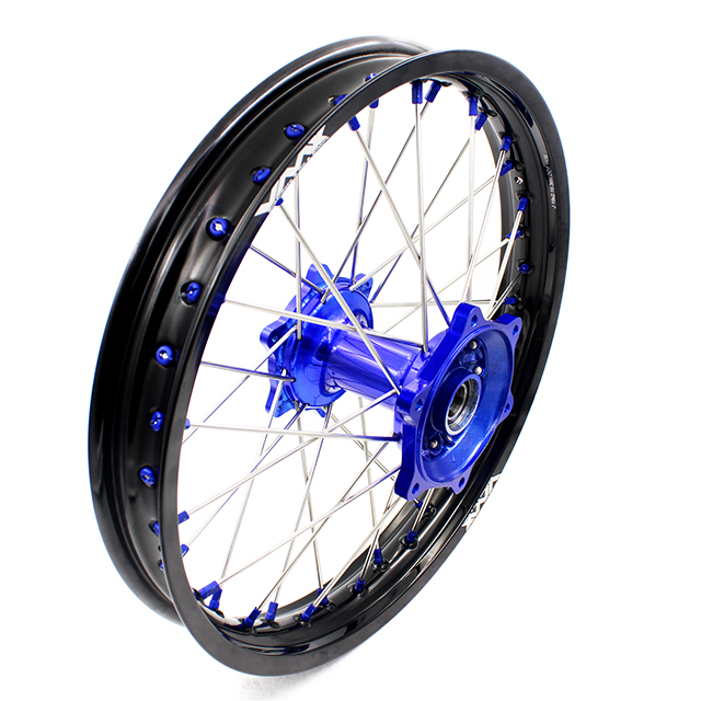 VMX 21/19 MX Casting Wheel Set Fit YAMAHA YZ250F/450F YZ125/250 Blue Hub/Nipple
