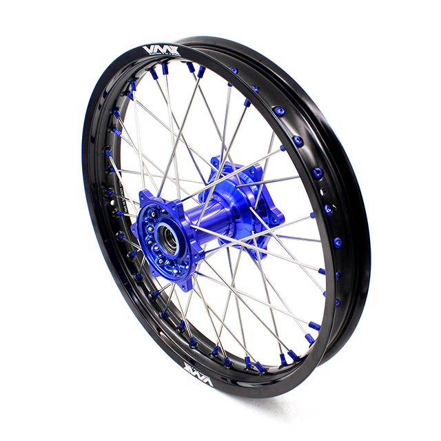 VMX 21/19 MX Casting Wheel Set Fit YAMAHA YZ250F/450F YZ125/250 Blue Hub/Nipple