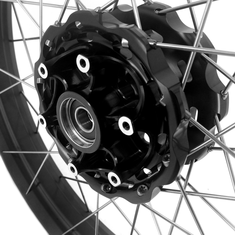 Pre-Order VMX fit BMW F800GS 2008-2020 Tubeless Wheels 2.15*21"/4.25*17" Black Hub Black Rims