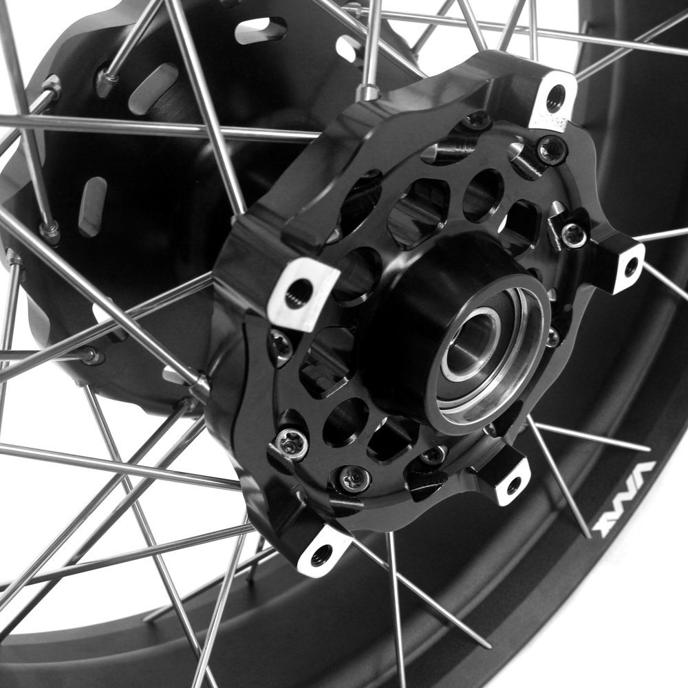 Pre-Order VMX fit BMW F800GS 2008-2020 Tubeless Wheels 2.15*21"/4.25*17" Black Hub Black Rims