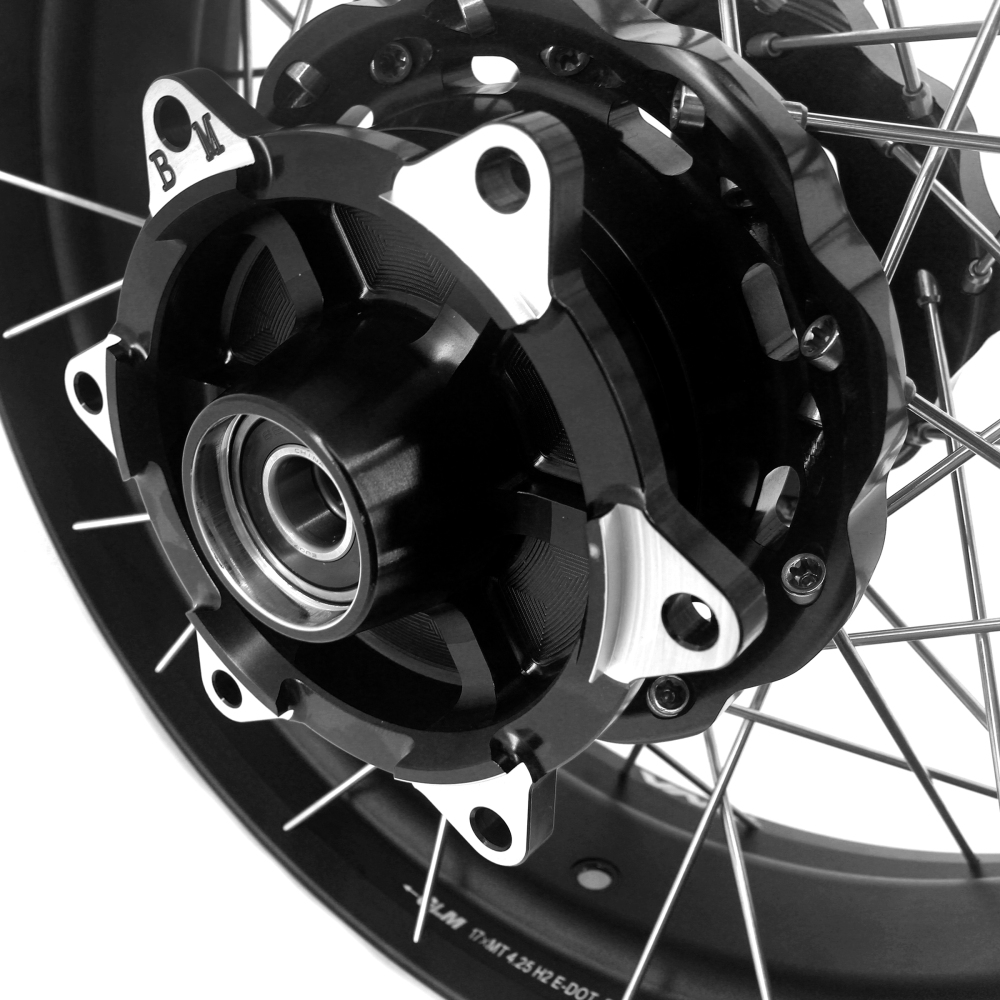 Pre-Order VMX fit BMW F800GS 2008-2020 Tubeless Wheels 2.15*21"/4.25*17" Black Hub Black Rims