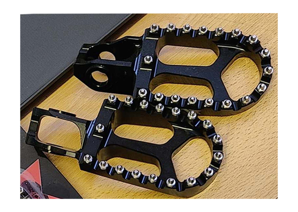 CNC Black Foot Pegs Footrest fit Stark Varg MX 1.0 / MX 1.2 / EX / SM