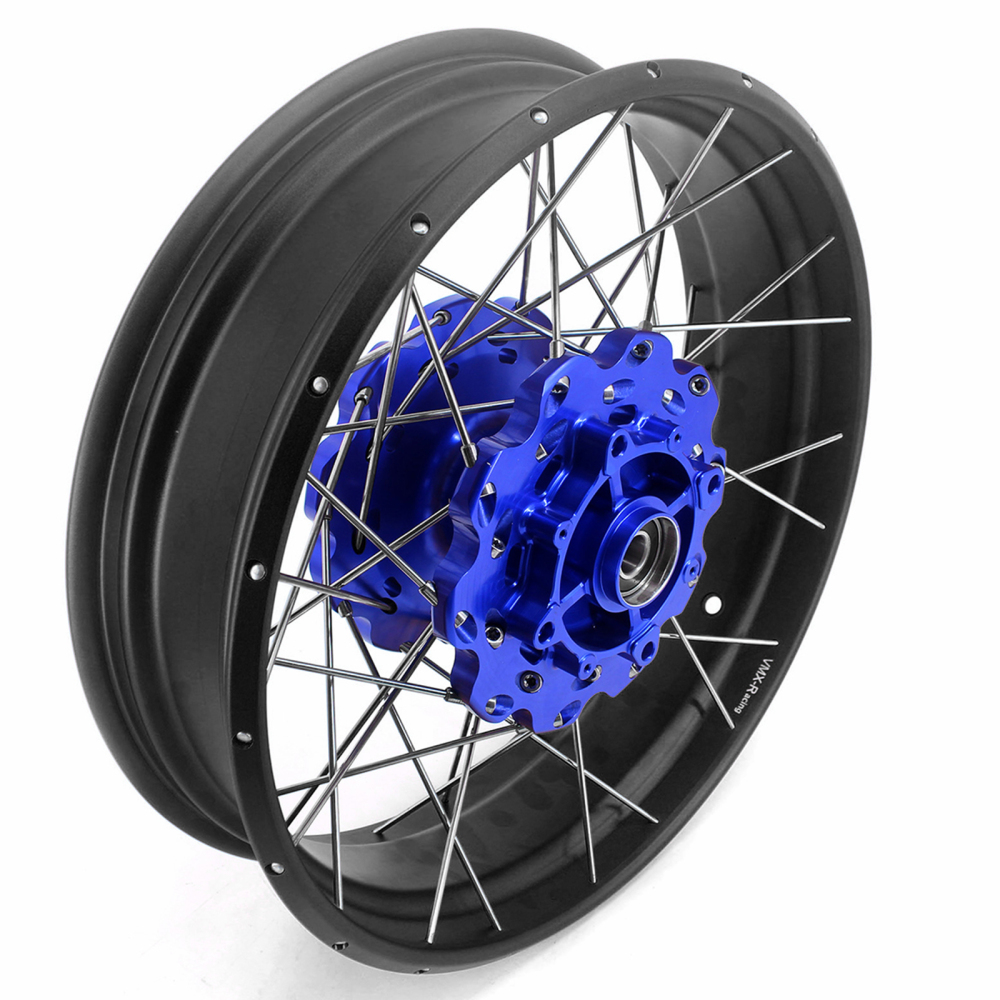 VMX fit Honda Transalp XL750 2023-2025 -- Tubeless Wheels 2.15*21"/4.25*18"  CNC Black / Blue / Gold / Red Hub Multiple Attributes
