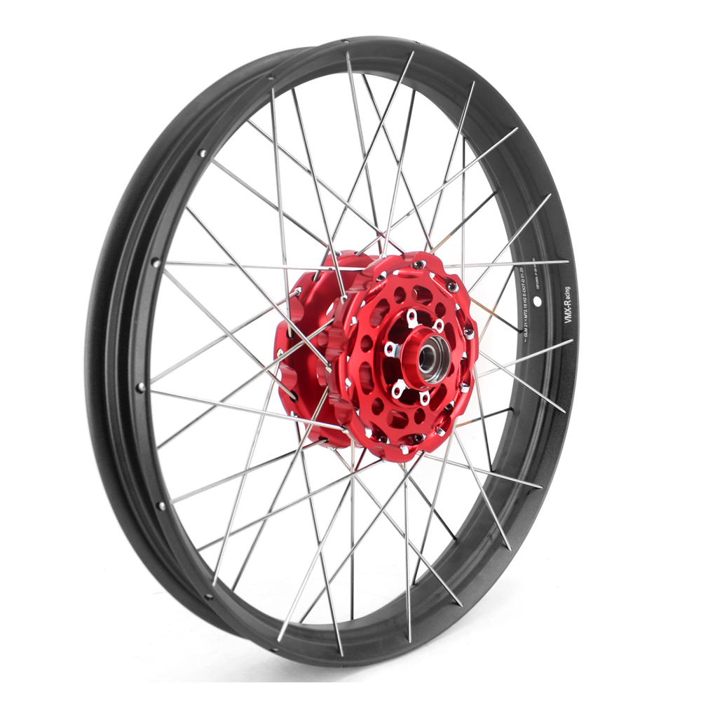 VMX fit Honda Transalp XL750 2023-2025 -- Tubeless Wheels 2.15*21"/4.25*18" Gold Rim Black Hub