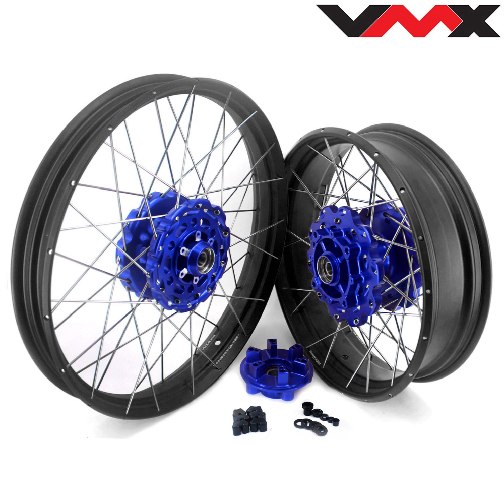 VMX fit Honda Transalp XL750 2023-2025 -- Tubeless Wheels 2.15*21"/4.25*18"  CNC Black / Blue / Gold / Red Hub Multiple Attributes