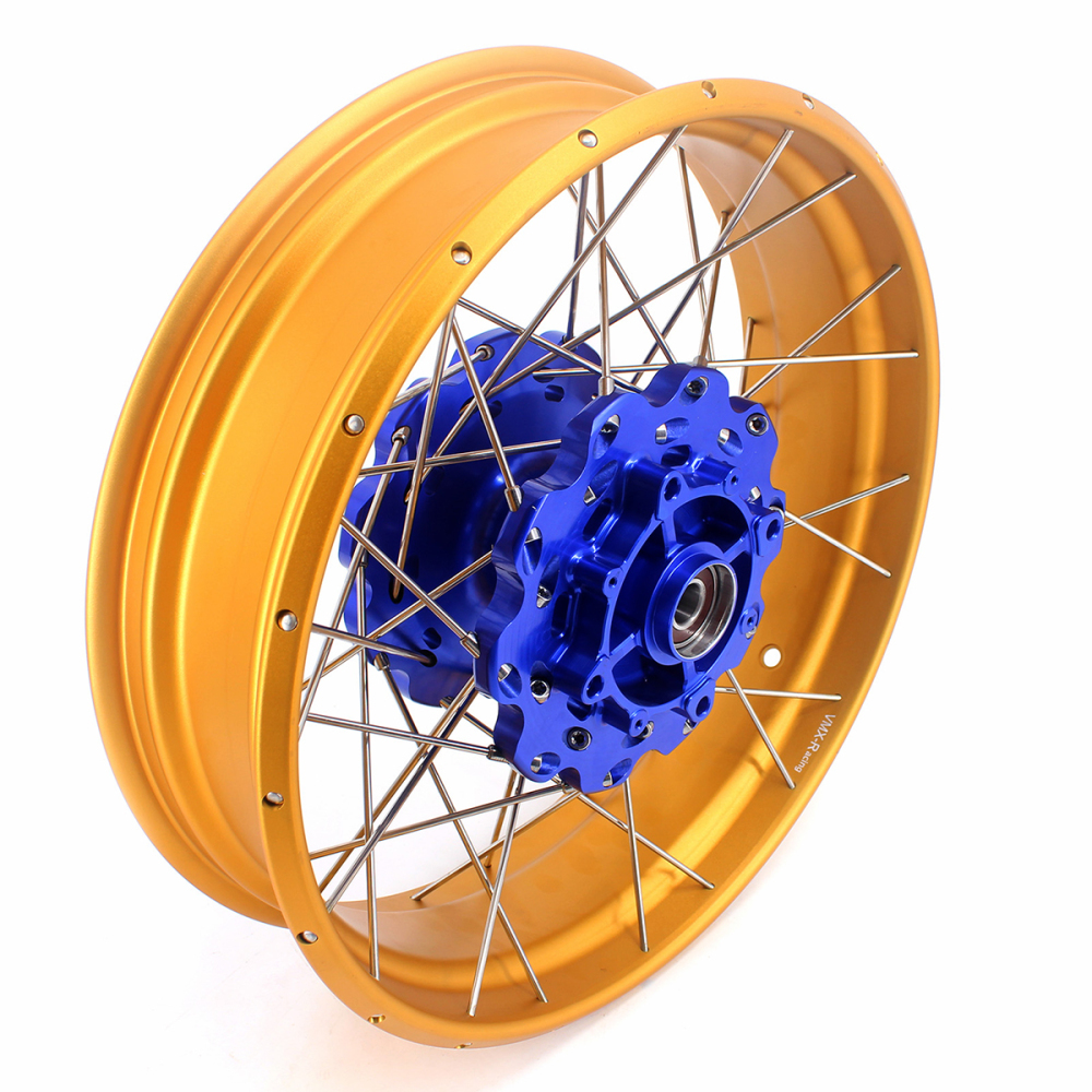 VMX fit Honda Transalp XL750 2023-2025 -- Tubeless Wheels 2.15*21"/4.25*18"  CNC Black / Blue / Gold / Red Hub Multiple Attributes